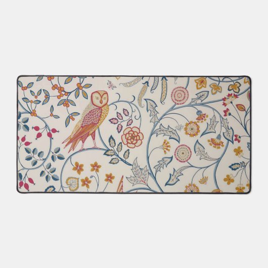Vögel und Blume, William Morris Schreibtischunterlage (Vorderseite)