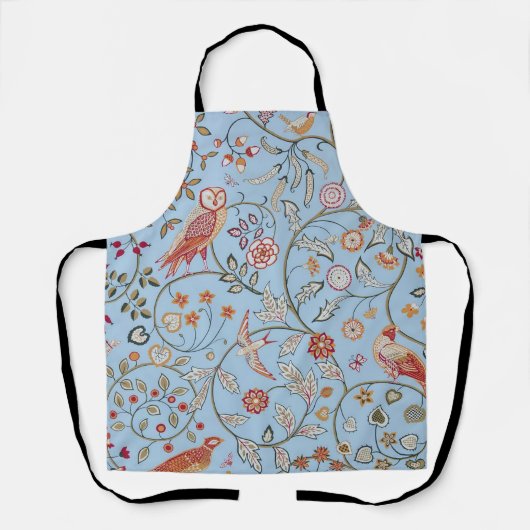 Vögel und Blume, William Morris Schürze (Vorderseite)