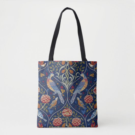 Vögel und Blume, William Morris Tasche (Vorderseite)