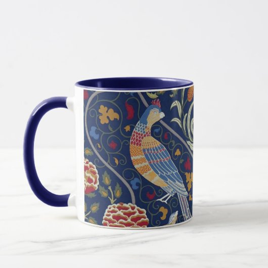 Vögel und Blume, William Morris Tasse (Links)