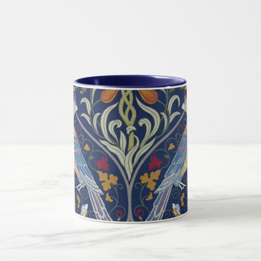 Vögel und Blume, William Morris Tasse (Zentrum)