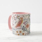 Vögel und Blume, William Morris Tasse (Vorderseite Links)