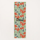 Vögel und Blume Yogamatte (Vorderseite)