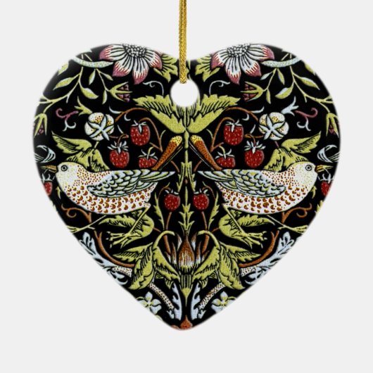 Vögel und Blumen 2 Williams Morris aktualisiert Keramikornament (Hinten)