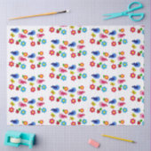 Vögel und Blumen Frühling Seidenpapier (Basteln)