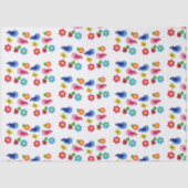 Vögel und Blumen Frühling Seidenpapier (Vorderseite)