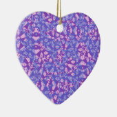 Vögel und Blumen Keramik Ornament (Rechts)