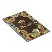 Vögel und Blumen Kunst Notizblock (Rechte Seite)