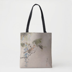 Vögel und Blumen von Watanabe Seitei Tasche