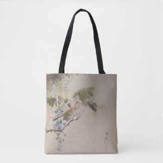 Vögel und Blumen von Watanabe Seitei Tasche