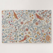 Vögel und Blumen, William Morris Puzzle (Horizontal)
