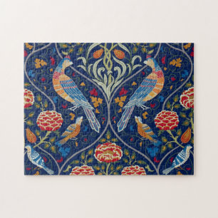 Vögel und Blumen, William Morris Puzzle