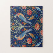 Vögel und Blumen, William Morris Puzzle (Vertikal)