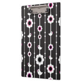 Vogel- und Blumenmuster Klemmbrett (Links)