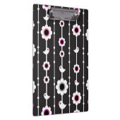 Vogel- und Blumenmuster Klemmbrett (Rechts)