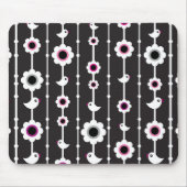 Vogel- und Blumenmuster Mousepad (Vorne)