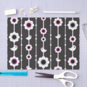 Vogel- und Blumenmuster Seidenpapier (Handwerk)