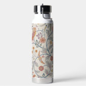 Vogel- und Blumenmuster, William Morris Trinkflasche (Links)