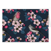 Vögel und Blüten (Vorderseite (Horizontal))