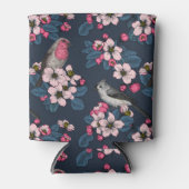 Vögel und Blüten Dosenkühler (Vorderseite)