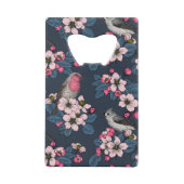 Vögel und Blüten Geldbeutel Flaschenöffner (Rückseite)