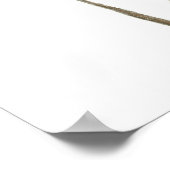 Vögel und Blüten (kleines Poster) Poster (Ecke)