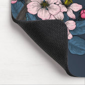 Vögel und Blüten Mousepad (Ecke)