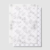 Vögel und Blüten Pergament Einladungen (Versetzt (Einladung))