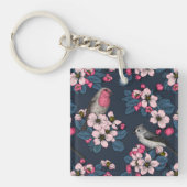 Vögel und Blüten Schlüsselanhänger (Vorderseite)