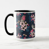 Vögel und Blüten Tasse (Links)