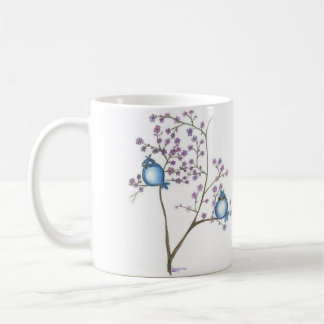 Vögel und Blüten-Tasse Kaffeetasse