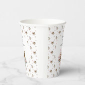 Vögel und Blüten Tee Party Dusche Pappbecher (Rechts)