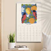 Vogel- und Botanikillustrationen 2026 Vintage Kalender