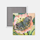Vögel und Butterfiles Nr. 13 Magnet (Vorderseite/Rückseite)