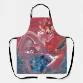 Vogel und die All-Over-Print-Schürze am See Schürze (Vorderseite)