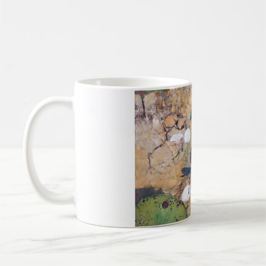 Vogel und Dragonfly, Bruno Liljefors Kaffeetasse (Links)