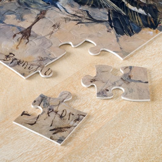 Vogel und Dragonfly, Bruno Liljefors Puzzle (Seite)