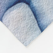 Vogel- und ElefantenCartoon Fleecedecke (Ecke)