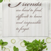 Vögel und Freunde Küchentuch (Gefaltet)