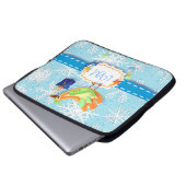 Vogel und Geschenk, Laptop-Gehäuse Laptopschutzhülle (Vorne Knopf)