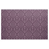 Vogel und Granatapfel, Auberginen Stoff (Fat Quarter (45,7 x 55,9 cm))