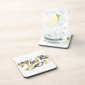 Vögel und Herbst Getränkeuntersetzer (Rechte Seite)