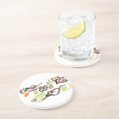 Vögel und Herbst Getränkeuntersetzer (Seite)