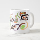 Vögel und Herbst Jumbo-Tasse (Vorderseite Rechts)