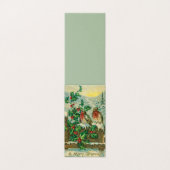 Vögel und Holly Berries Frohe Weihnachtskarte (Außenseite Aufgefaltet)