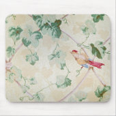 Vogel und Ivy Wallpaper Mousepad (Vorne)