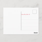 Vögel und Katzen im Garten | Änderung der Anschrif Postkarte (Rückseite)