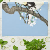 Vögel und Kirschblüten Ohara Koson Geschirrtuch (Gefaltet)