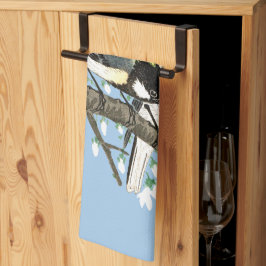 Vögel und Kirschblüten Ohara Koson Geschirrtuch