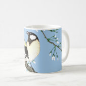 Vögel und Kirschblüten Ohara Koson Kaffeetasse (VorderseiteRechts)
